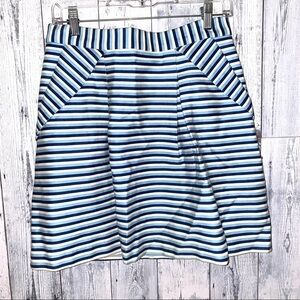 Pink martini 60s inspired vintage stripe mini skirt stretch M